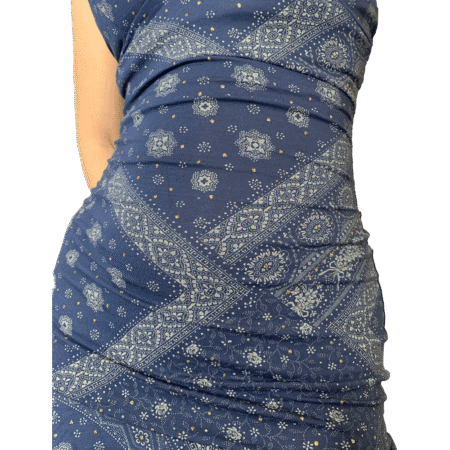 Robe bleue à volants – Image 2