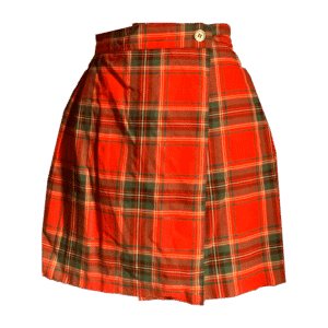 Jupe portefeuille tartan