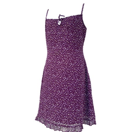 Robe fleurie violette