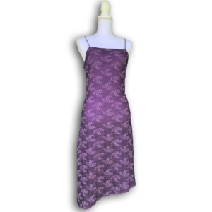 Robe asymétrique violette vintage